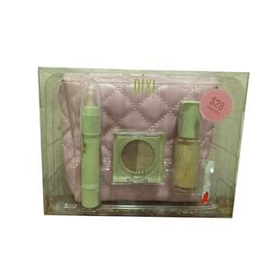 Pixie By Petra Daylight Glow Collection Eyeshadow Quad Brilliance Balm Bag